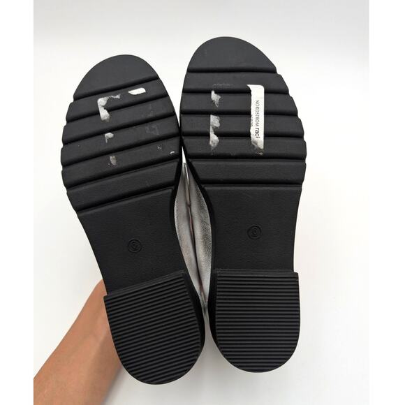 Kenneth Cole Reaction Fern Slip On Loafer Shoes Women's Silver Size US6 EU36 - Picture 7 of 11